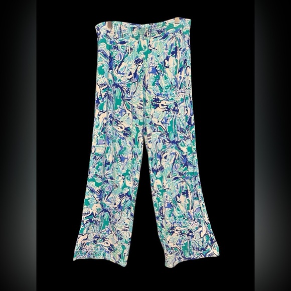 Lilly Pulitzer Lorena Breezy Palazzo Pants Size M - Picture 2 of 10
